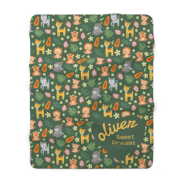 Sherpa Fleece Blanket Gift for Kids