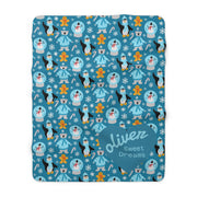 Sherpa Fleece Blanket Cozy Gift for Family