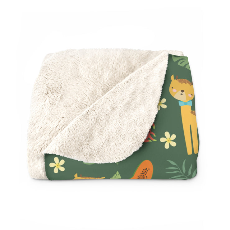 Sherpa Fleece Blanket Gift for Kids