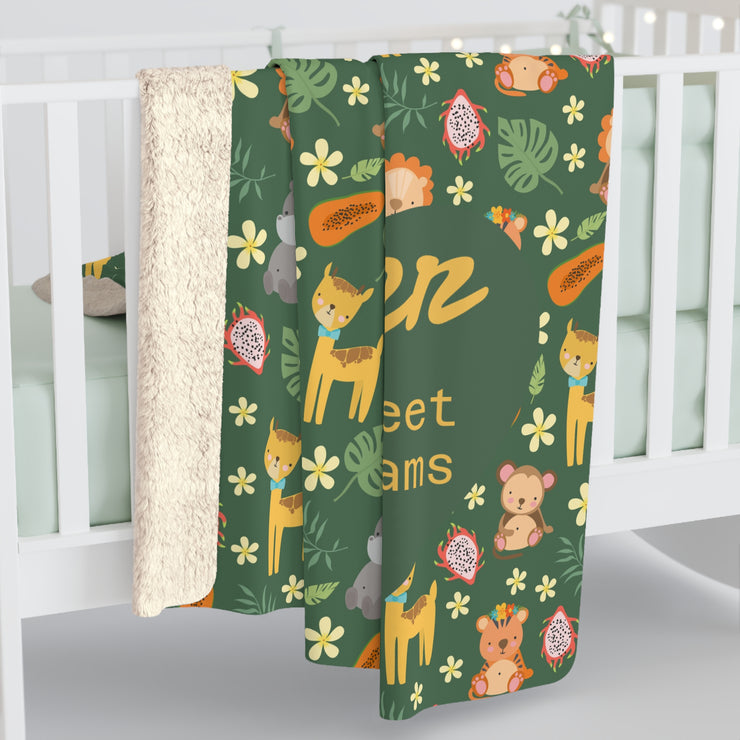 Sherpa Fleece Blanket Gift for Kids