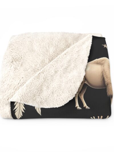 Personalization Native American Inspired Sherpa Fleece Blanket